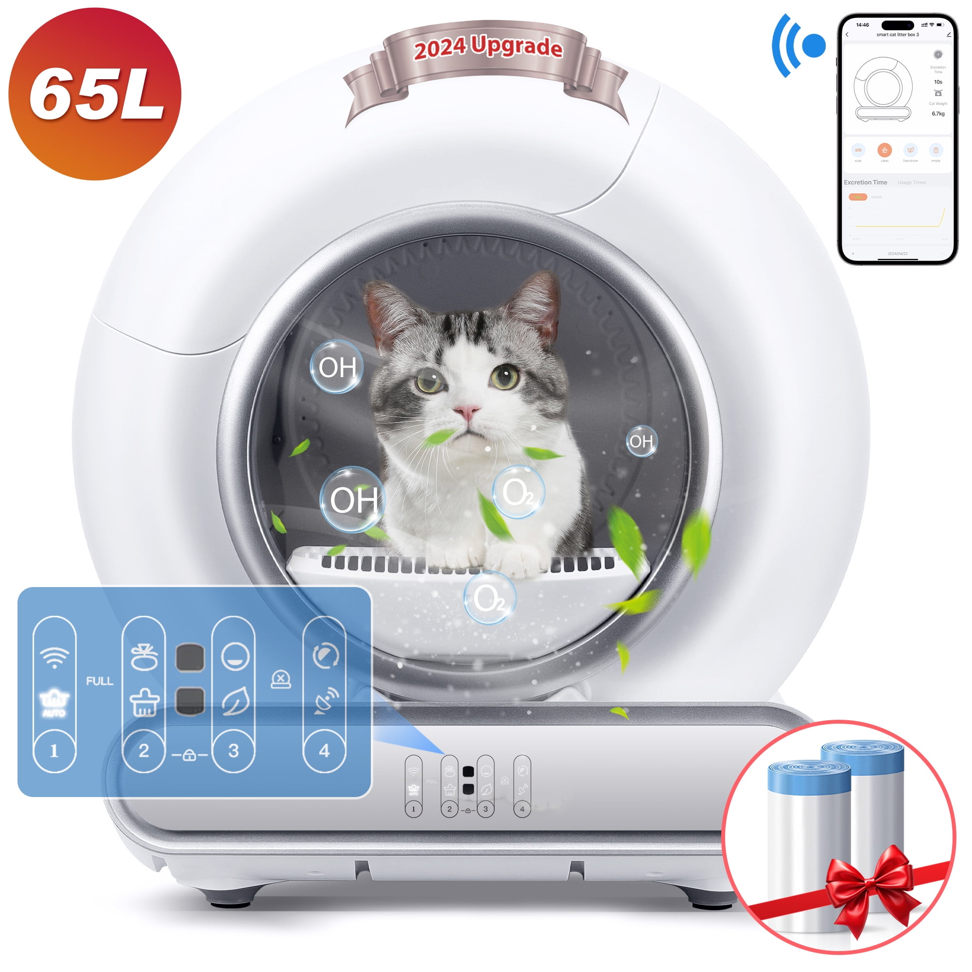 Automatic kitty litter box walmart sales