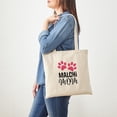 thumbnail image 3 of CafePress - Malchi Mom - Unisex Canvas Tote Bag, Beige, 1-Piece, 3 of 6