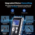 thumbnail image 2 of Grabadora de voz digital BrilliantHouse de 16 GB con accesorios, 2 of 6