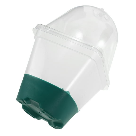 Masteelf Starter Pot Plastic Plants Planter Nursery Pot Lidded Clear Nursery Pot Garden Supplies