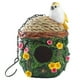 thumbnail image 1 of Kearding Flor pájaro casa colgante loro al aire libre pájaro casa cálido invierno pájaro guarida escultura patio jardín decoración colgante pájaro Artesanía Kearding HA018988-00, 1 of 6