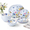 Flowers birds, variant on 12-piece Dinnerware - Sunflower Bird Plates And Set