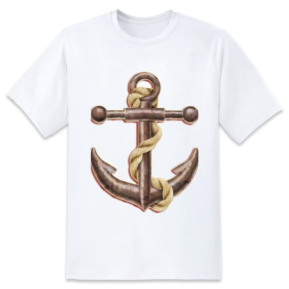 Men's Graphic TeeShip Letter Print T-Shirts Round Neck Short Sleeves Sizes XS-5XL Summer Daily Casual Tops