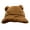 Brown, variant on Women Winter Bucket Hat Warm Hats Cloche Faux Fur Fisherman Cap