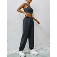 thumbnail image 3 of Coduop Women Two Piece Outfits Sleeveless Crop Top Loose Pants Loungewear Sets, 3 of 6