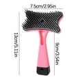 thumbnail image 2 of One-Click Self-Cleaning Pet Brush 5.12"×2.95" - Automatic Plastic Comb for Dogs Cats (Hot Pink), 2 of 2