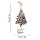 thumbnail image 3 of Forever Crazy Beautiful Friend Friendship Christmas Decorations Metal Christmas Tree Hangers Car Interior Pendant, 3 of 7