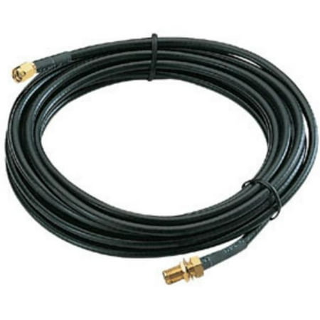 Sunpentown 15-WC05 Wireless Extension Cable plus RG-58 plus SMA Male to Female plus 5M