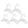 thumbnail image 4 of Cintre de Garde-Robe Arc Crochet pour Sacoche Manteau Ceinture Rangement 5 Pcs (Blanc), 4 of 8