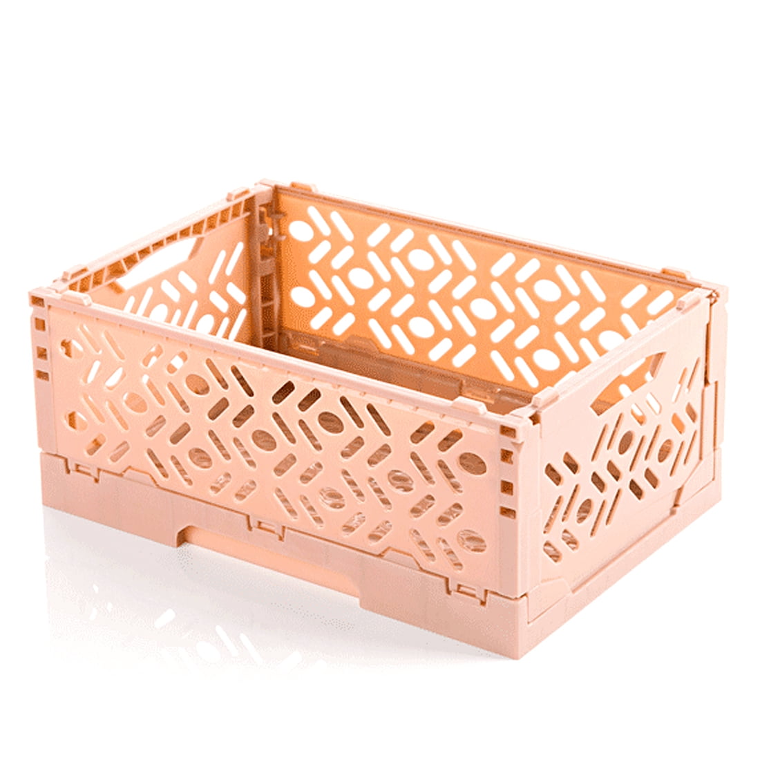 Foldable Plastic Stackable Storage Basket Houseohld Table Top Sundries Organizer Basket Nordic