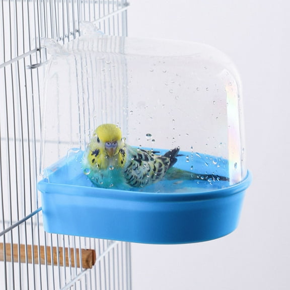 EcoNest Hanging Bird Bath For Small Medium Parrots Pet Supplies Cage Accessories Outdoor Indoor Bird Bathing Pool