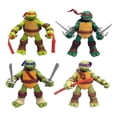 thumbnail image 2 of Set de figuras de acción de las Tortugas Ninja, 4 piezas, 12 cm, PVC, color verde, 2 of 4