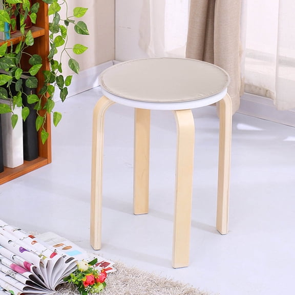Round Chair Cushion, 11.8in Diameter Dining Seat Pad, Soft Comfortable Polyester Chair Cushion for Outdoor Patio Garden Porch Indoor Kitchen Chairs