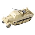 thumbnail image 3 of Modelo de vehículo blindado en miniatura de media pista a escala 1:72, juguetes de la Segunda Guerra Mundial, Kit de bricolaje de ensamblaje 4D, FLAK37, 3 of 5