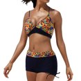 thumbnail image 1 of Conjunto de bikini con estilo para mujer, traje de baño de dos piezas, traje de baño sólido, ropa de playa OAVQHLG3B Store lin121212, 1 of 3