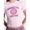 thumbnail image 4 of No Boundaries Sleep Tee with Short Sleeves, Women's XS-XXL, 4 of 5