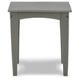 thumbnail image 4 of Signature Design by Ashley Contemporary Visola Outdoor End Table  Gray, 4 of 5