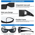 thumbnail image 6 of TINHAO Sunglasses Fit Over Glasses for Men Women, Wrap Around Sunglasses Polarized 100% UV Protection Driving, 6 of 7