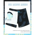 thumbnail image 5 of SURF CUZ Mens Swim Trunks with Compression Liner Mens Swimming Trunks 5 Inch Bathing Suit with Zipper Pockets Quick Dry Swim Shorts Black Pineapple XX-Large, 5 of 7