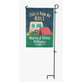 thumbnail image 4 of Printtoo Multicolore C'est comme Ça Qu'on Roule Roulotte Rétro Drapeaux de Camping Personnalisés pour Campeurs Double Face Drapeau de Camping Extérieur Drapeaux de Jardin, 4 of 4