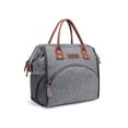 thumbnail image 1 of Hisen Sac à Lunch Isotherme Imperméable - Noir (Gris), 1 of 2