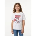 thumbnail image 2 of Sanrio Girls Hello Kitty Americana Patriotic Graphic Tee with Short Sleeves, Sizes 4-16, 2 of 7