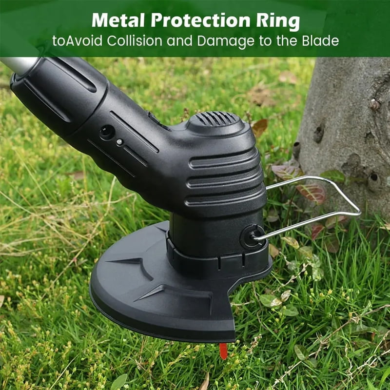 Portable Garden Mower Cordless Garden Mower Lithium Lawn Mower Home Trimmer Garden Weeder Weed Wheel