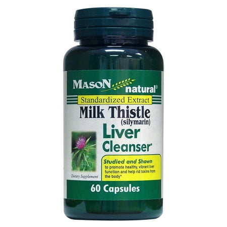 Mason Vitamins Milk Thistle Liver Cleanser Capsules, 60