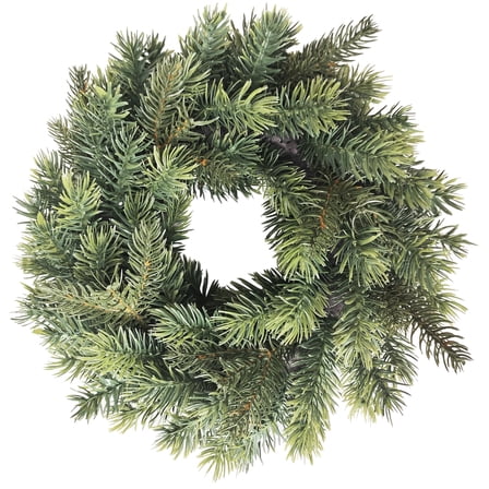 Green Pine Artificial Christmas Wreath 11.75-Inch Unlit