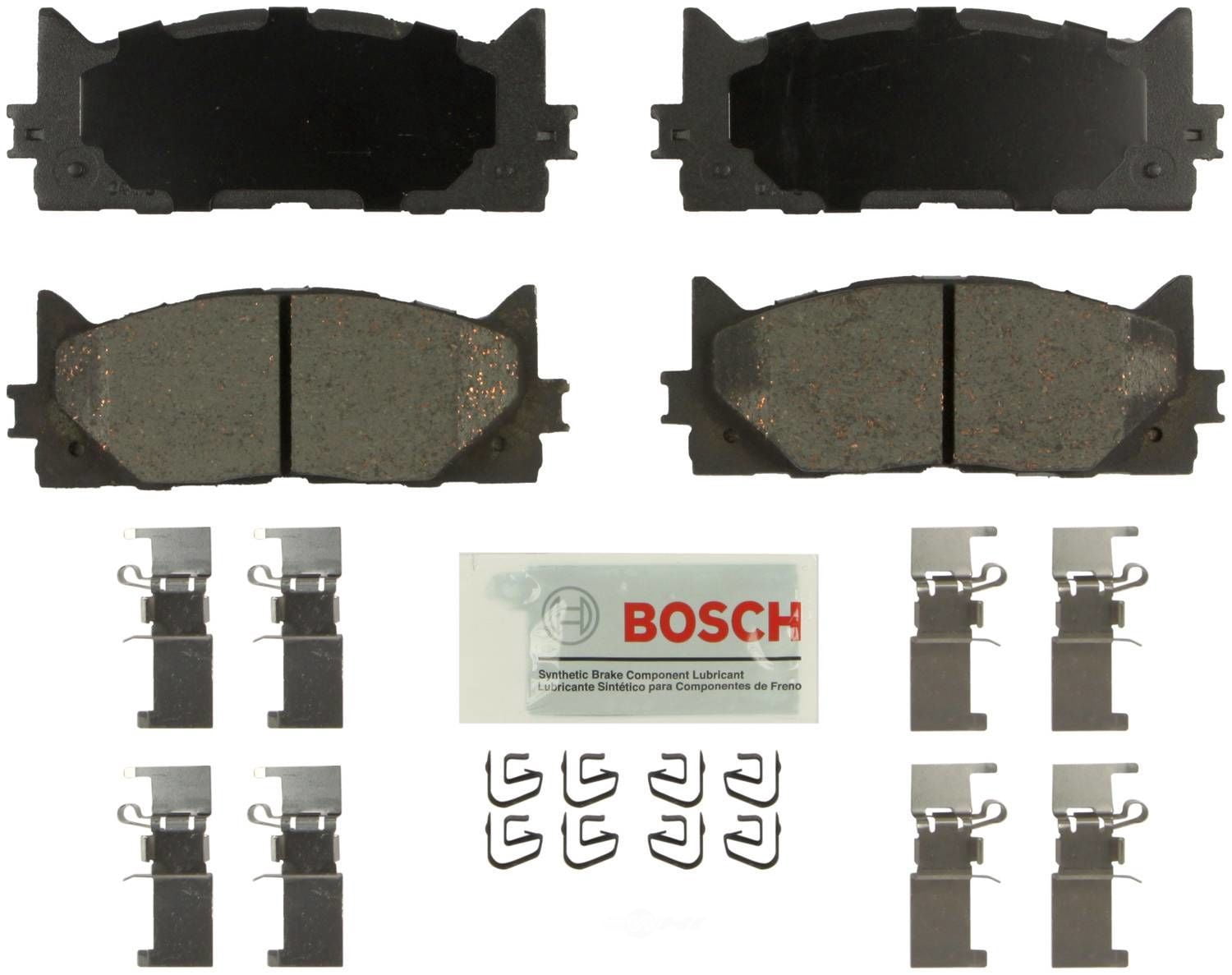 Bosch BE1222H Blue Ceramic Brake Pads w/Hardware