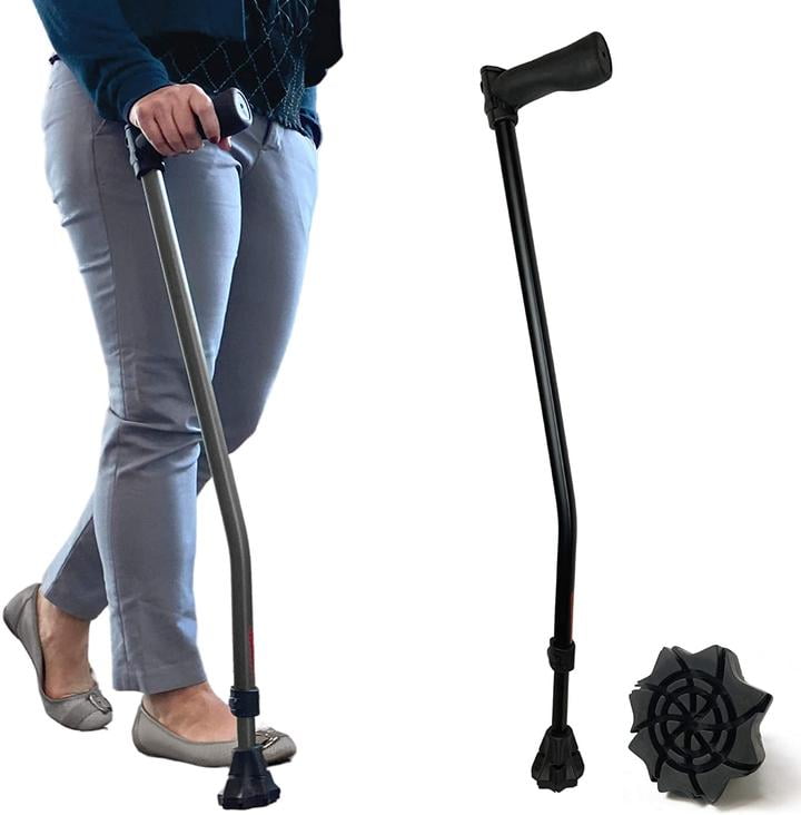 Dynamo Cyclone Cane (Black) Walking Cane For Better Stability