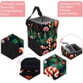 thumbnail image 2 of Christmas Foldable Car Garbage Can with Lid, Leak-Proof Mini Trash Can, Hanging Storage Bag - Car Trash Bin for Travel and Commuting, 2 of 6