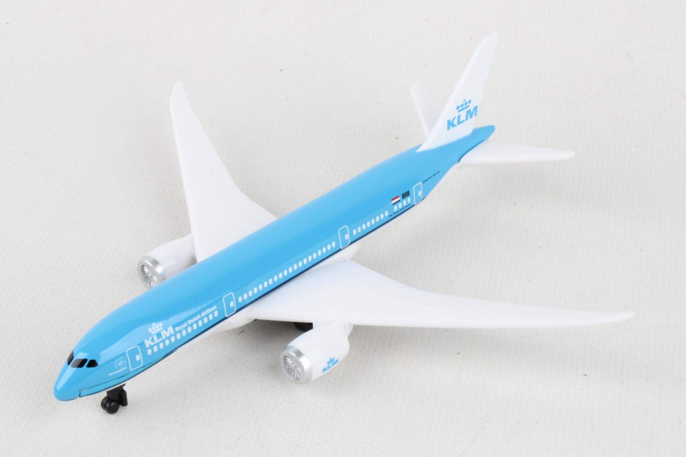 Single Plane KLM Royal Dutch Airlines Die Cast Metal Toy