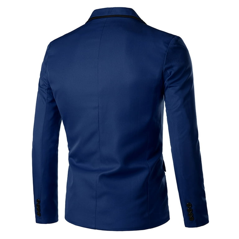 Men Sports Jackets Blazer Clearance Sale Jackets for Men Men Casual Blazer Jackets Slim Fit Suits Jacket One Button Business Sports Coat Solid Long Sleeve Shirts Walmart
