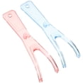 thumbnail image 4 of 2pcs soportes dentales de hilo dental hilo dental spool colaboradores de reemplazo de hilo dental de alambre plano (rosa + azul), 4 of 7
