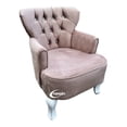 thumbnail image 2 of Sillón Vintage MARDAM Individual Terciopelo Palo de Rosa Diamante, 2 of 2