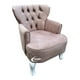 thumbnail image 2 of Sillón Vintage MARDAM Individual Terciopelo Palo de Rosa Diamante, 2 of 2