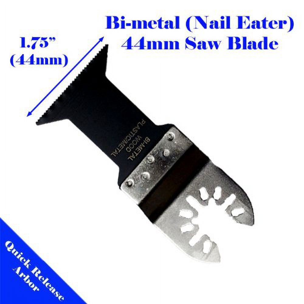 14 Assorted Metal/wood Oscillating Multitool Quick Release Saw Blades Fit Fein Multimaster Porter Cable Black and Decker Bosch Dremel Craftsman Rockwell Hyperlock Chicago Stainley Skil
