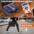 thumbnail image 2 of MIXPOET Graded Card Storage Box, Top Loaders Storage Case, Sports Trading Card Box, Cards Slab Case PSA MTG CSG BGS SGC Magnetic Holder, Waterproof C, 2 of 7