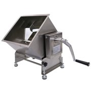 Hakka 7.5L/15lb Stainless Steel Tilting Meat Mixer, Manual Countertop Meat Blender