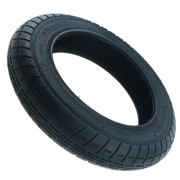 Neumático exterior para patinete eléctrico de 10 pulgadas, mejorado, más grueso y antideslizante. negro