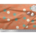 thumbnail image 2 of Soimoi Moss Georgette Fabric Geometric & Polka Dots Print Sewing Fabric Yard 42 Inch Wide, 2 of 3