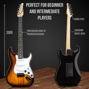 LyxPro 39 Inch Electric Guitar Beginner Kit with 20W Amp and Accessories