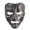 Silver, variant on Full Face Oni Samurai Mask,Resin Japanese Warrior Masks,Halloween Samurai Costume for Role-Play Party