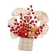 thumbnail image 4 of Florero de flores artificiales para Festival de Primavera, adorno bonsái Feng Shui, decoración de mesa para regalo de felicitación multifuncional Estilo B, 4 of 8