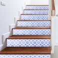 thumbnail image 2 of 6Pcs Ceramic Tile Staircase Stickers Home Office Hotel Removable Stairs Decoration, 2 of 8