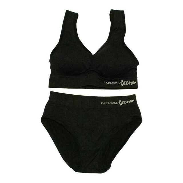 Coordinado Carnival Talla 16 con Tirantes con Elástico Negro 2 Piezas