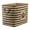 Light Brown, variant on Bone Dry Pet Storage Collection Striped Paw Patch Bin, Large Rectangle, Gray