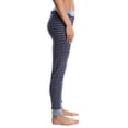 thumbnail image 2 of Blis Women's Cotton Jogger Pajama Pants - Ladies Lounge & Sleepwear PJ Bottoms - Navy, Medium, 2 of 3