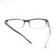 thumbnail image 2 of Gafas de lectura clásicas con montura progresiva de color y patas de resorte, lentes de resina, gafas de lectura de dos colores para personas mayores, 2 of 5